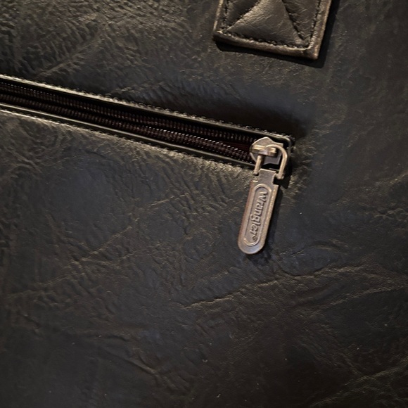 Wrangler Black Tote with Braided Accents - Picture 5 of 9